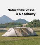 Namiot kempingowy Naturehike vessel L 4-6 os czteroosobowy filtr UPF50