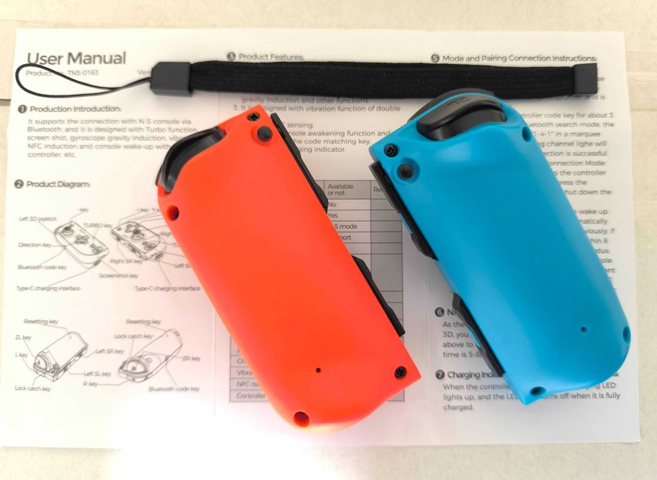 Контролери JoyCon до Nintendo з чохлами та кермом