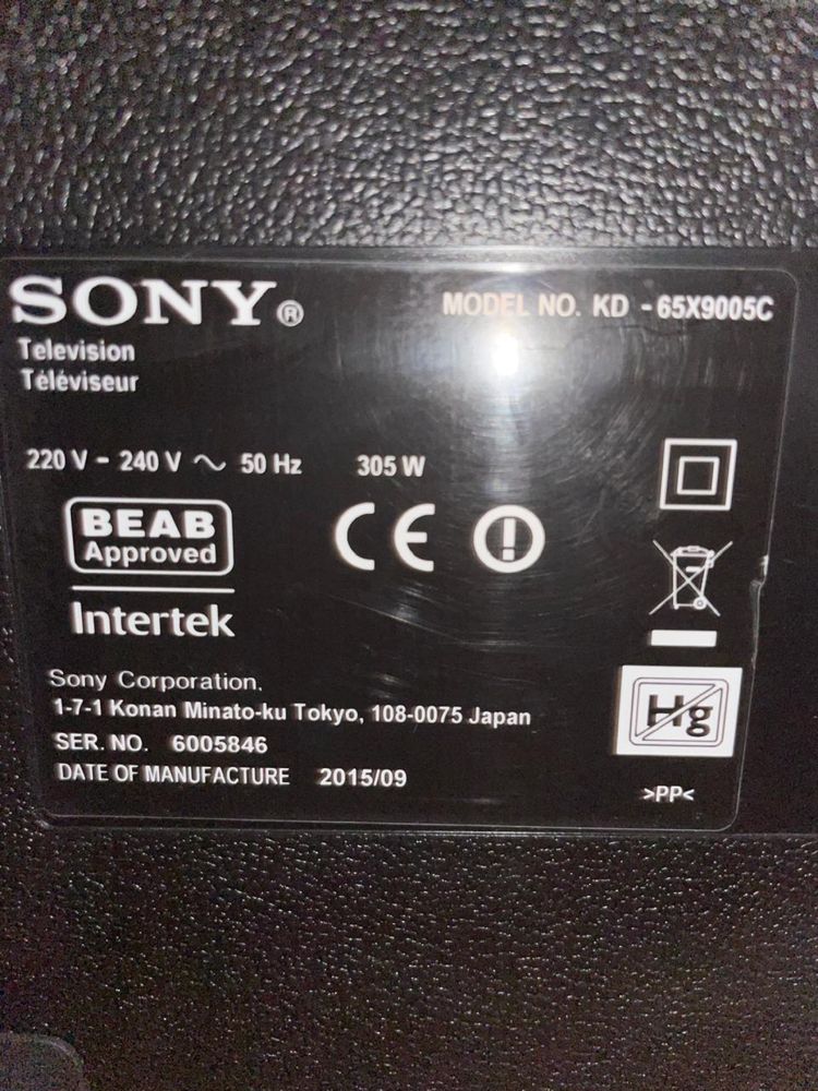 Телевізор Sony KD-65X9005C