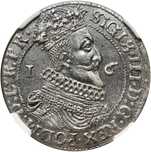 ORT Gdańsk 1624/23 - rzadki i śliczny !!! NGC MS63 Zygmunt III Waza