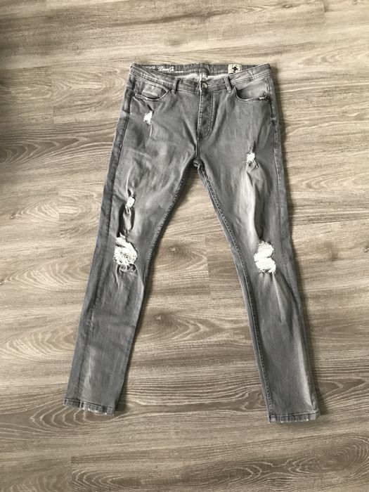 Spodnie jeansy Denim Co W 34/32  EUR 44 z dziurami