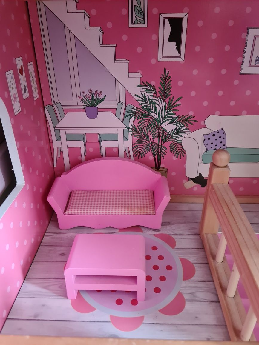 Domek dla lalek 3-piętrowy