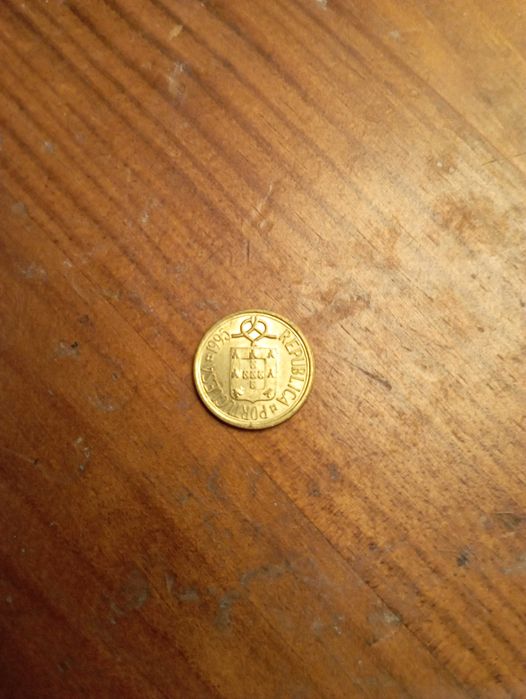 Moedas 1 Escudo português anos 1994 a 2000
