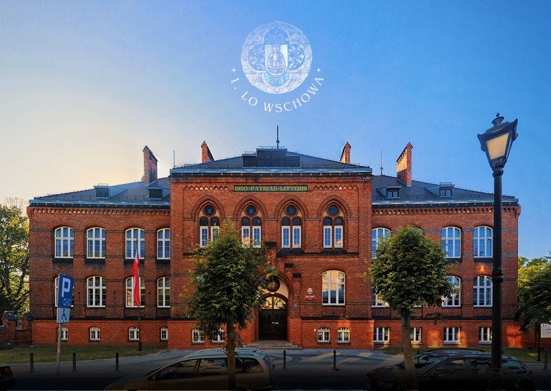 Wschowa Liceum 2 kartki pocztowe