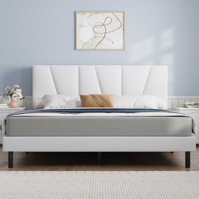 Nowe łóżko tapicerowane / rama / stelaż / 140x200 / zagłówek !N39!