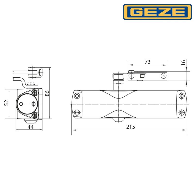 Samozamykacz GEZE TS 1000C