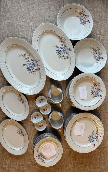 Zestaw obiadowy, porcelana Włocławek