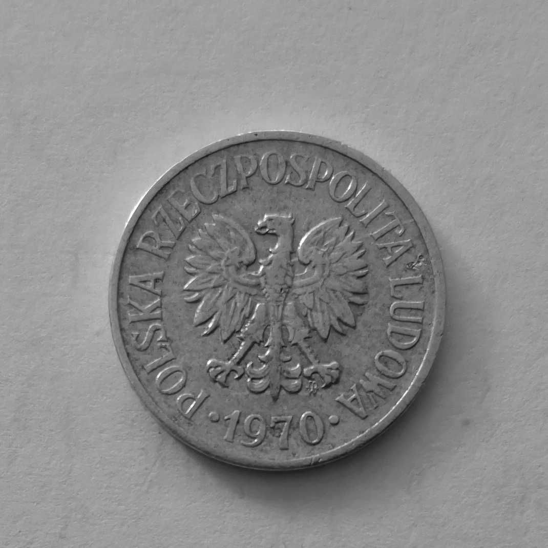 Moneta PRL 20 złotych 1970r.Al.Stan monety widoczny na zdjęciach.