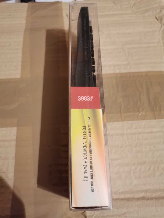 Pilot zdalnego sterowania dla LG TV/DVR/VCR (wer. III) 3983# remote c.