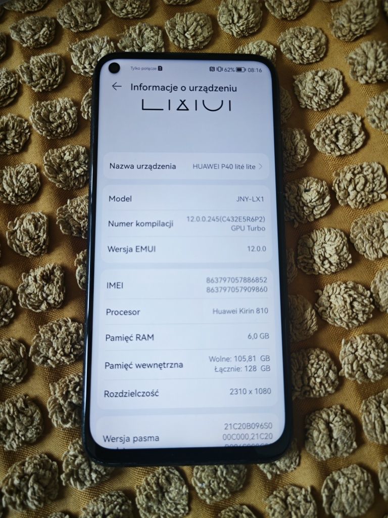 Huawei p40  lite