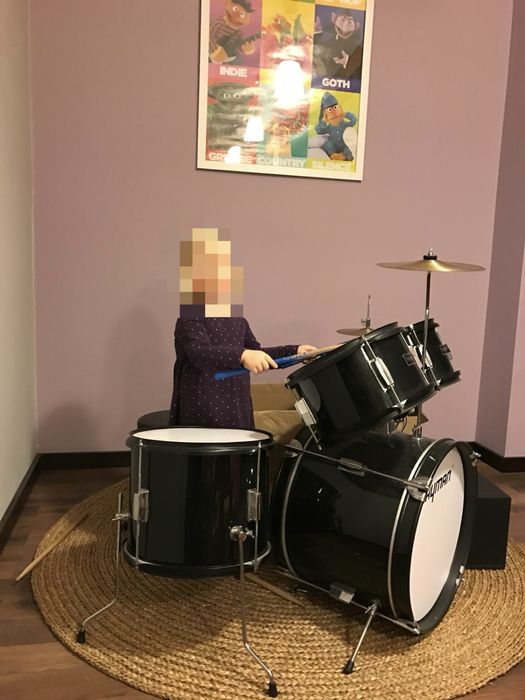 Perkusja dla dzieci Hayman używana, zadbana.