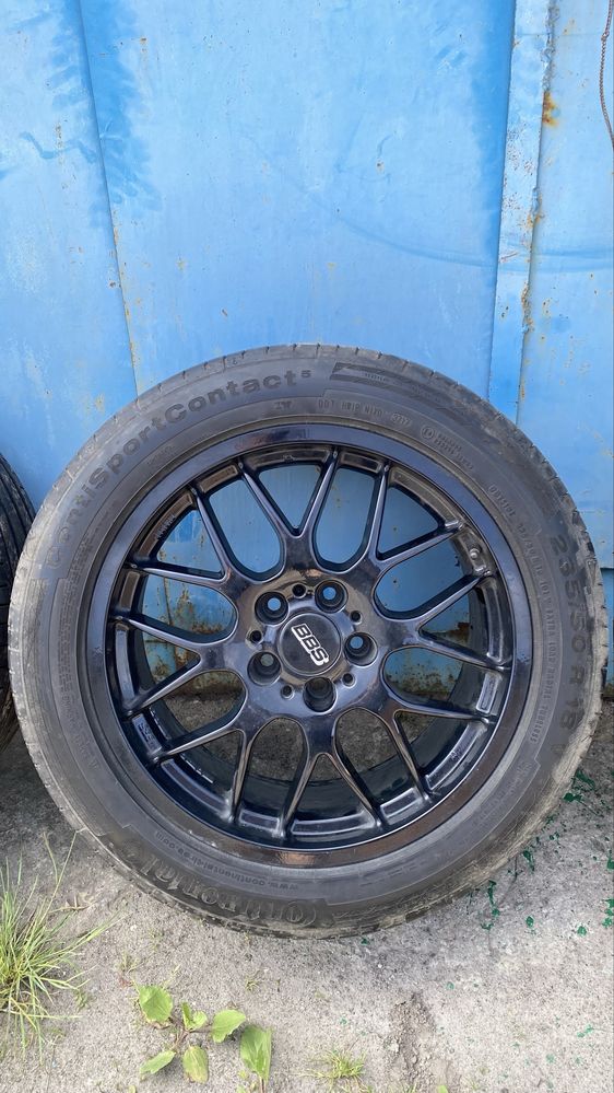Оригінальні диски BBS R18 з літньою гумою Continental