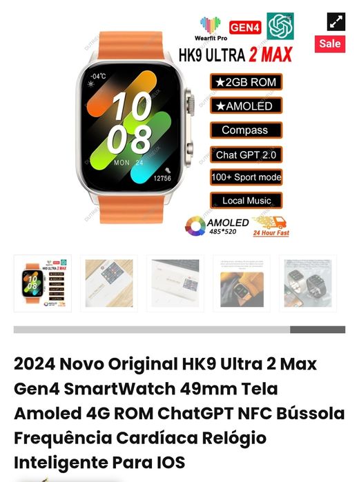 Smartwatch HK9 ULTRA2