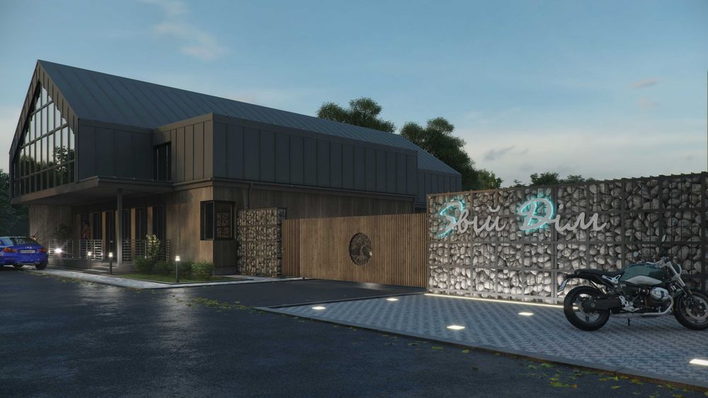 Стильний одноповерховий котедж біля Києва!