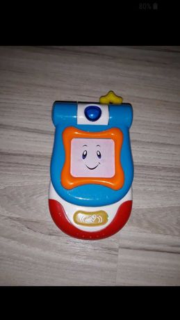 Telefon zabawka uśmiechnięty