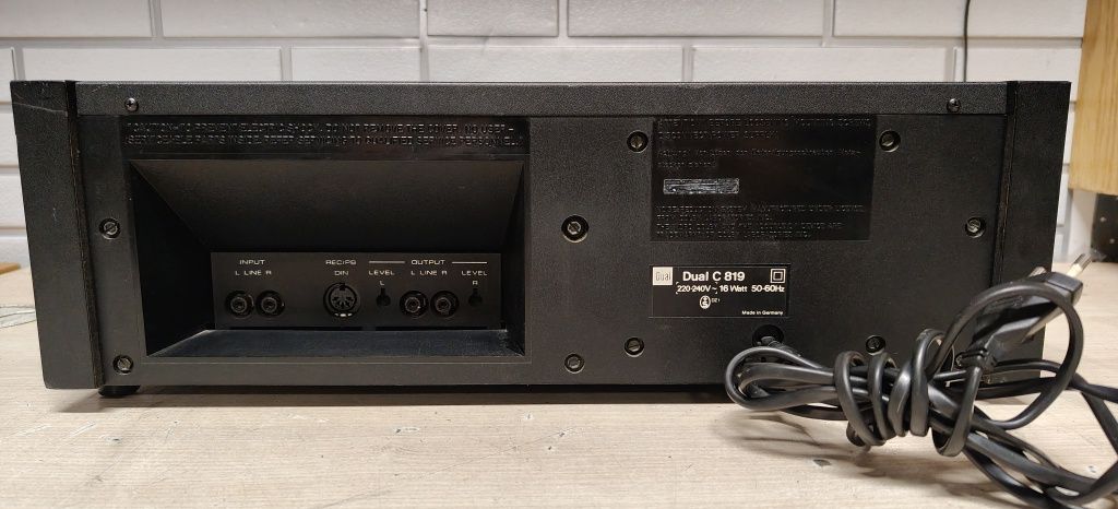 Magnetofon DUAL C 819. Nowe Paski