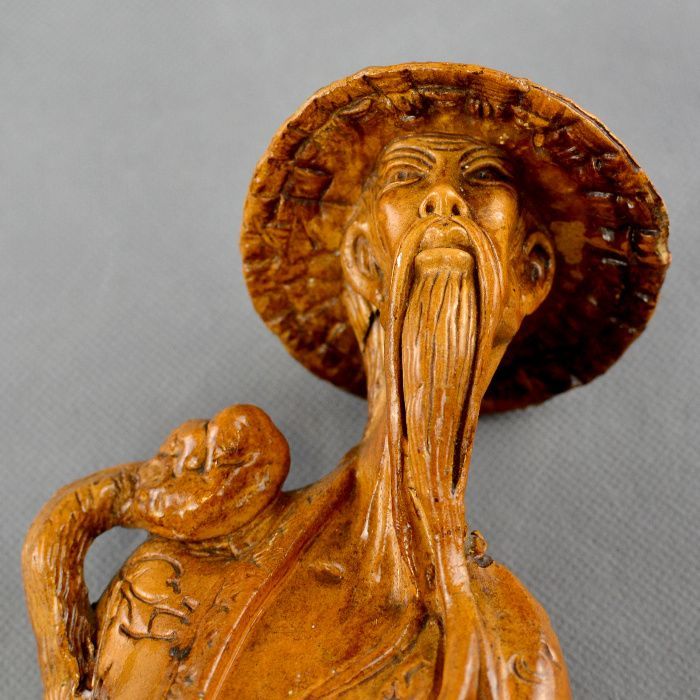 Figura de Chinês em cerâmica – 48 cm altura