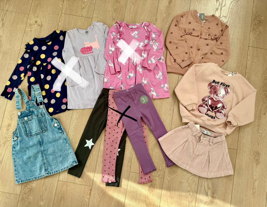 Одяг для дівчинки Zara, H&M, Next, Primark, Disney 86-104
