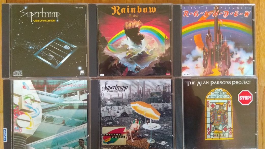 Оригинальные CD Rainbow, Supertramp, Alan Рarsons
