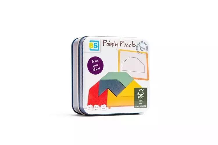 Drewniana gra Łamigłówka puzzle obrazkowe. BS Toys