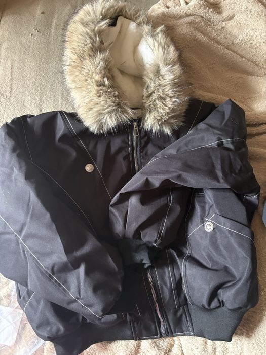 бомбер аляска куртка з хутром