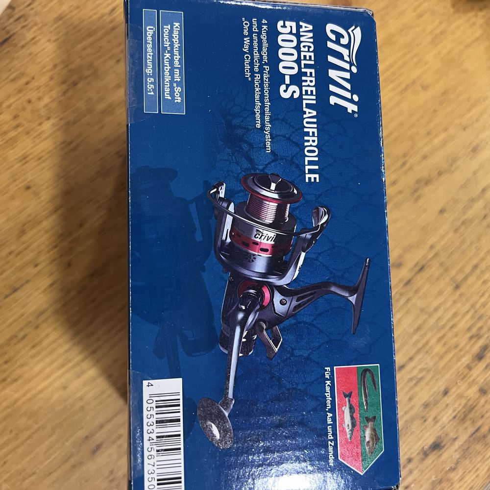 Carreto pesca 5000-S Crivit - NOVO