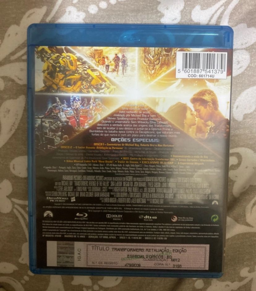 transformers retaliacao.  bluray