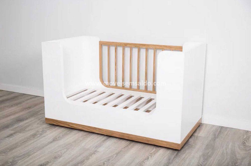 Conjunto de Bebe - Berço Fraldário e Roupeiro - Somos Fábrica