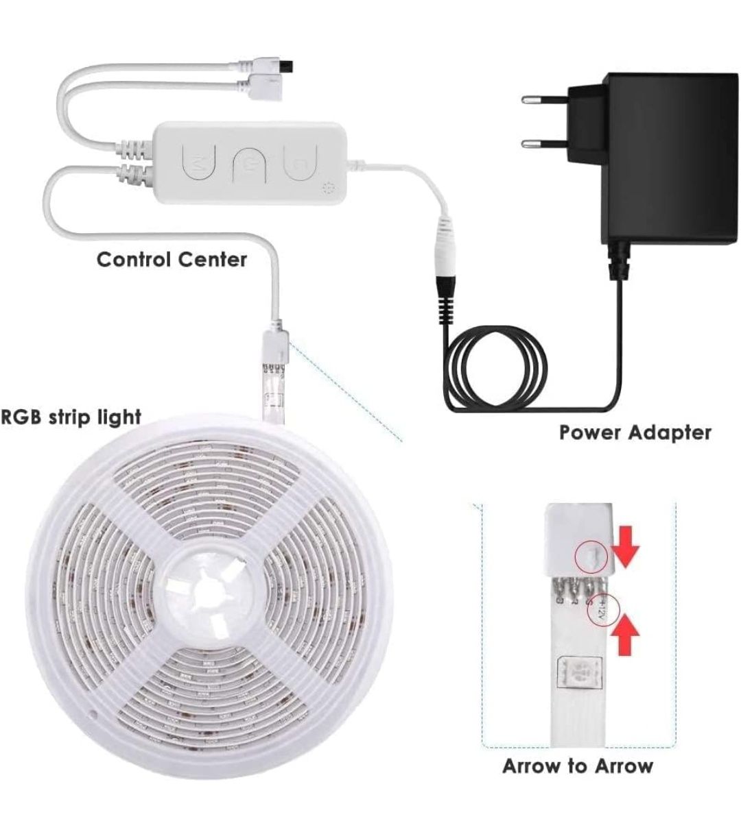 Fita led weily RGB 10 metros SMD 5050 Bluetooth APP SELADO