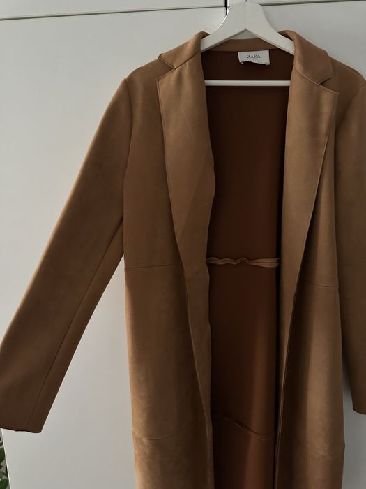 Płaszcz zamszowy Zara