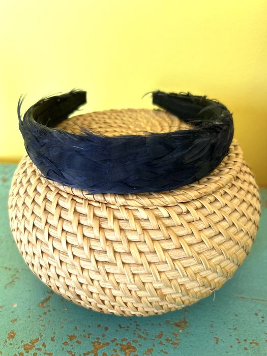 Opaska Pinko pióra granat