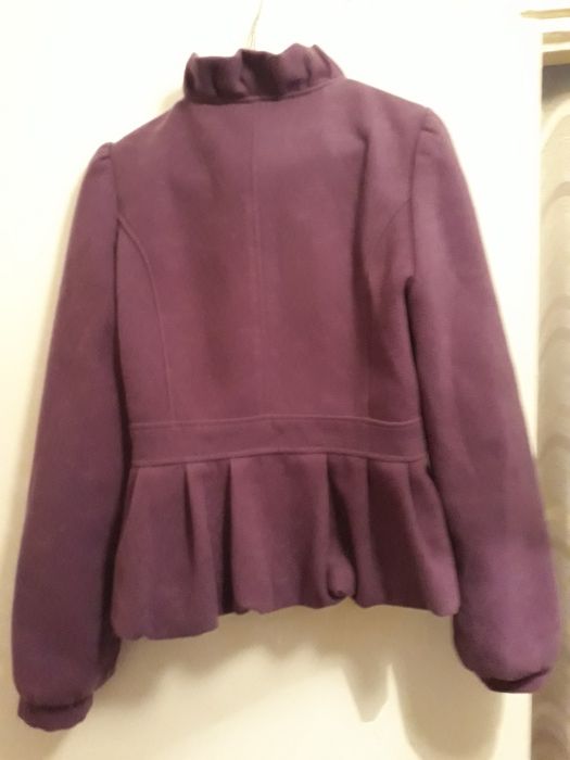 Напівпальто весна фіолетове