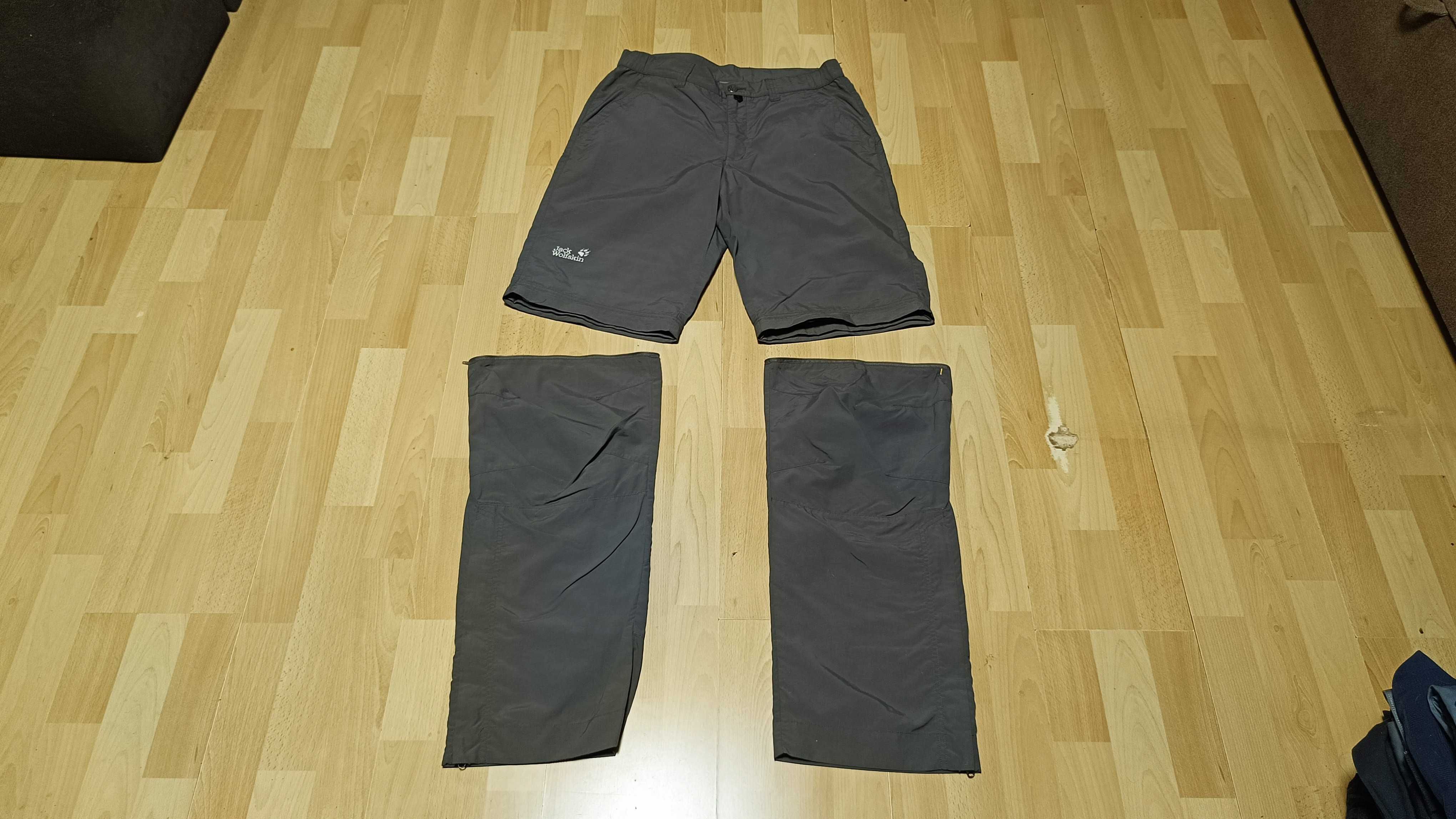 Męskie spodnie funkcyjne 2w1 JACK WOLFSKIN r.M stan bardzo dobry