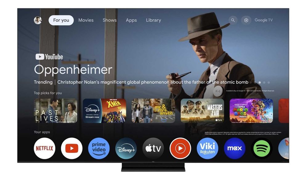 Telewizor TCL 75C7K 75" QD-Mini LED 4K 144Hz Google TV Dolby Vision