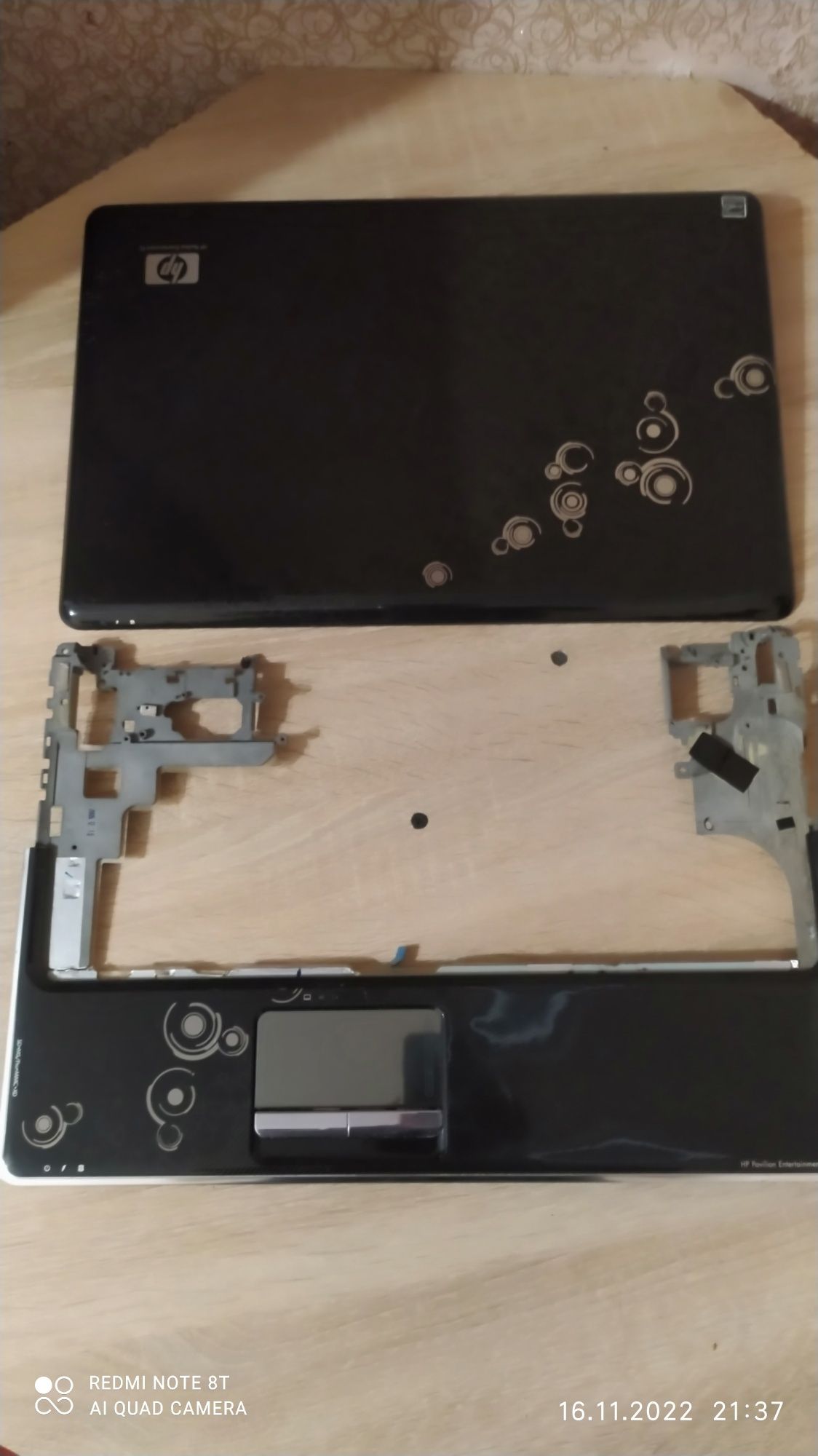 Продам корпуса к ноутбукам hp dv6, hp gq62 и compaq cq62