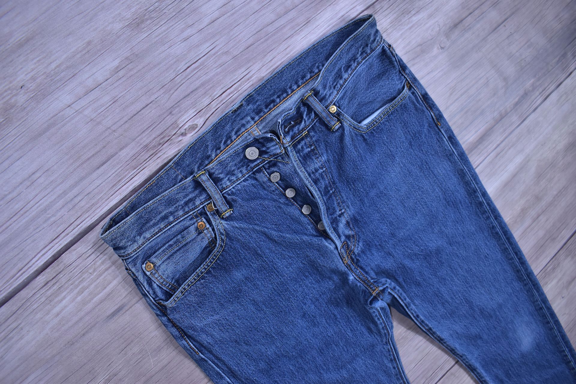 LEVIS 501 Męskie Spodnie Jeansowe Jeansy W33 L34