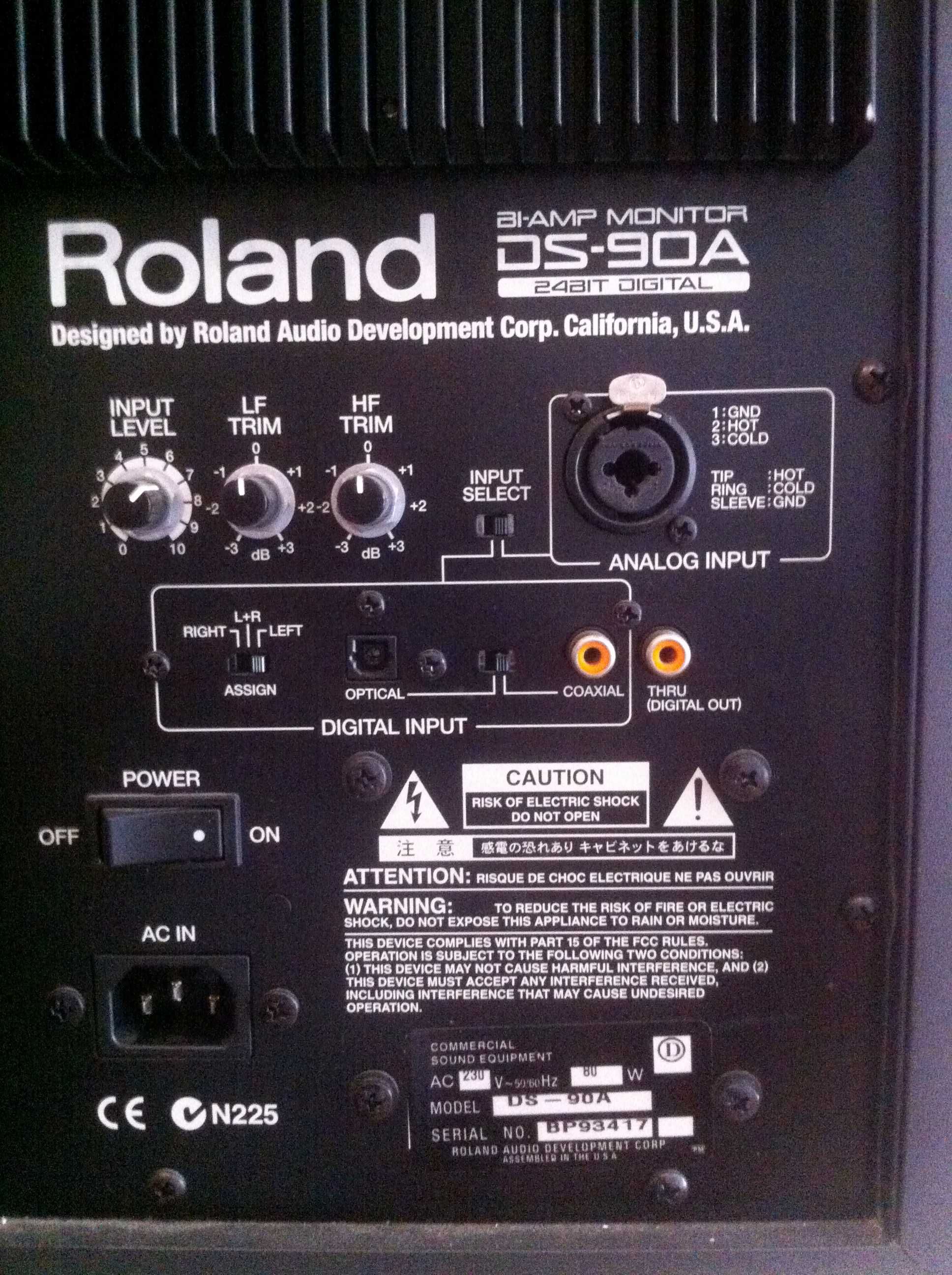 Monitores estudio amplificados Roland DS-90A