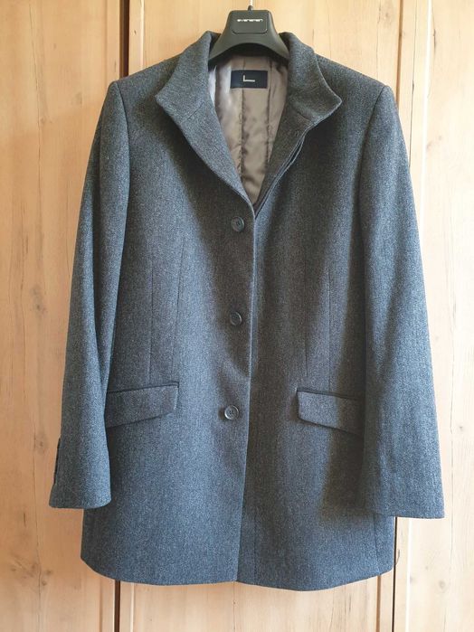 Płaszcz krótki, męski, ciemnoszary firmy LAVARD - NOWY