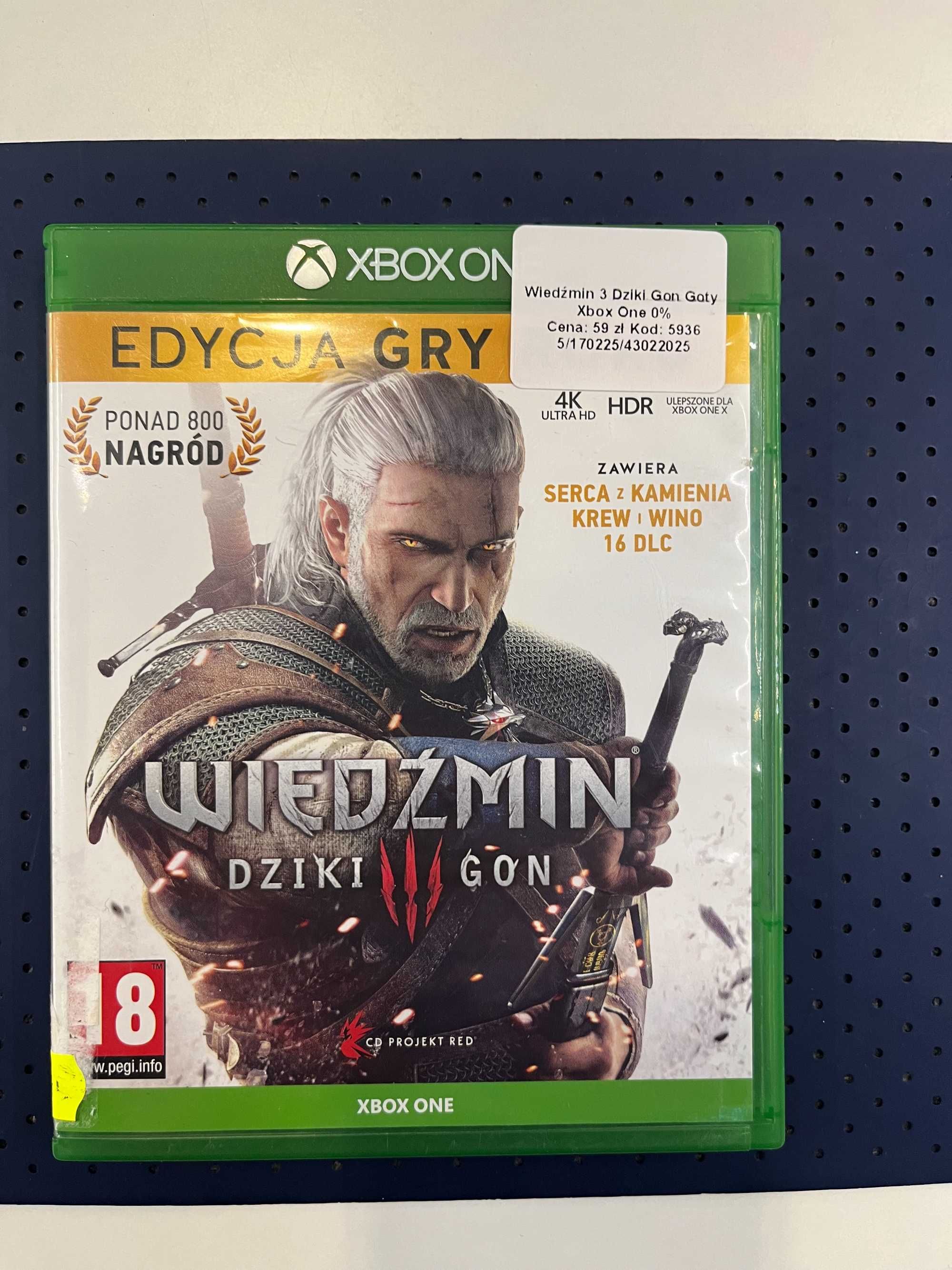 Wiedźmin III Dziki gon Edycja Gry Roku Xbox One