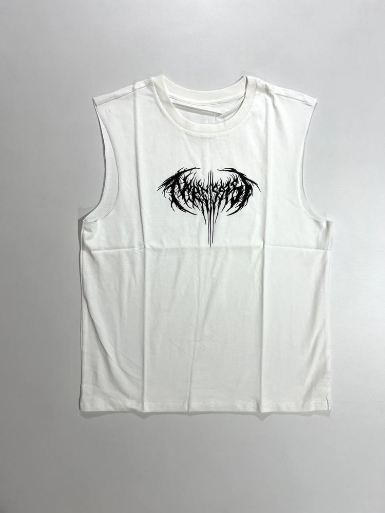 футболка-майка Playboi Carti Narcissist Tour Tee in white