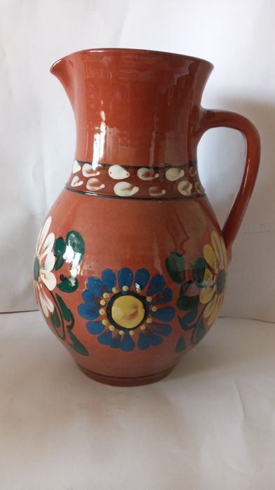 Кувшин  глечик  тарелка чайник майолика керамика ссср