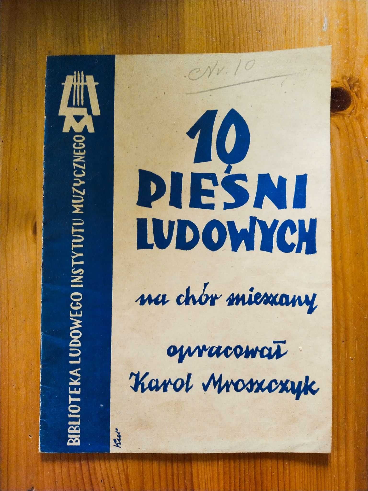 10 pieśni ludowych - nuty