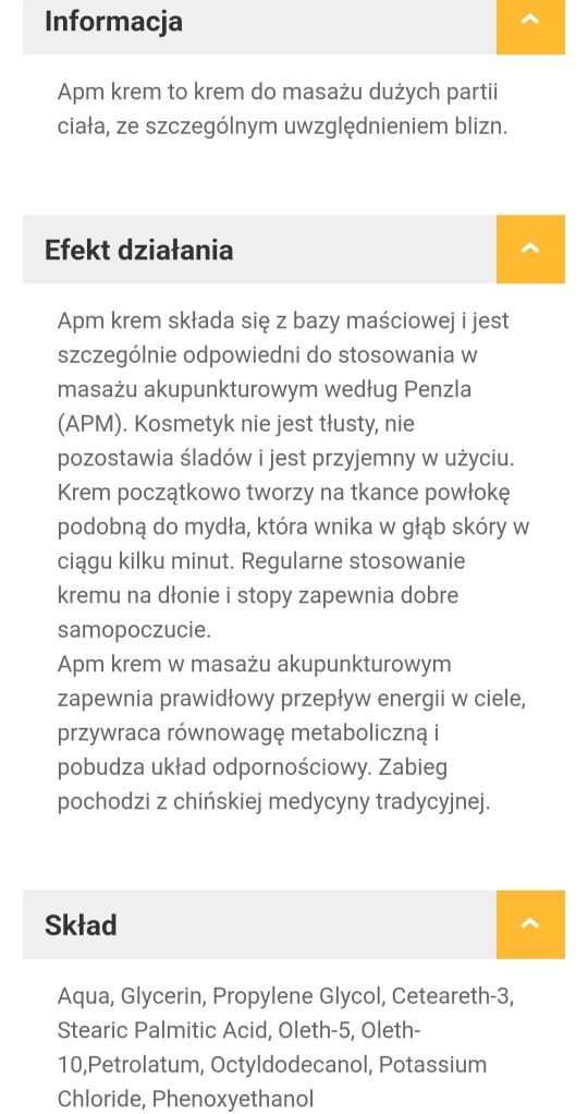 Krem do masażu akupunkturowego GmbH.