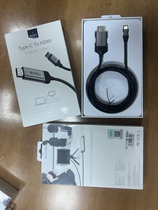 Кабель WIWU USB Type-C to HDMI, 4K, 2m