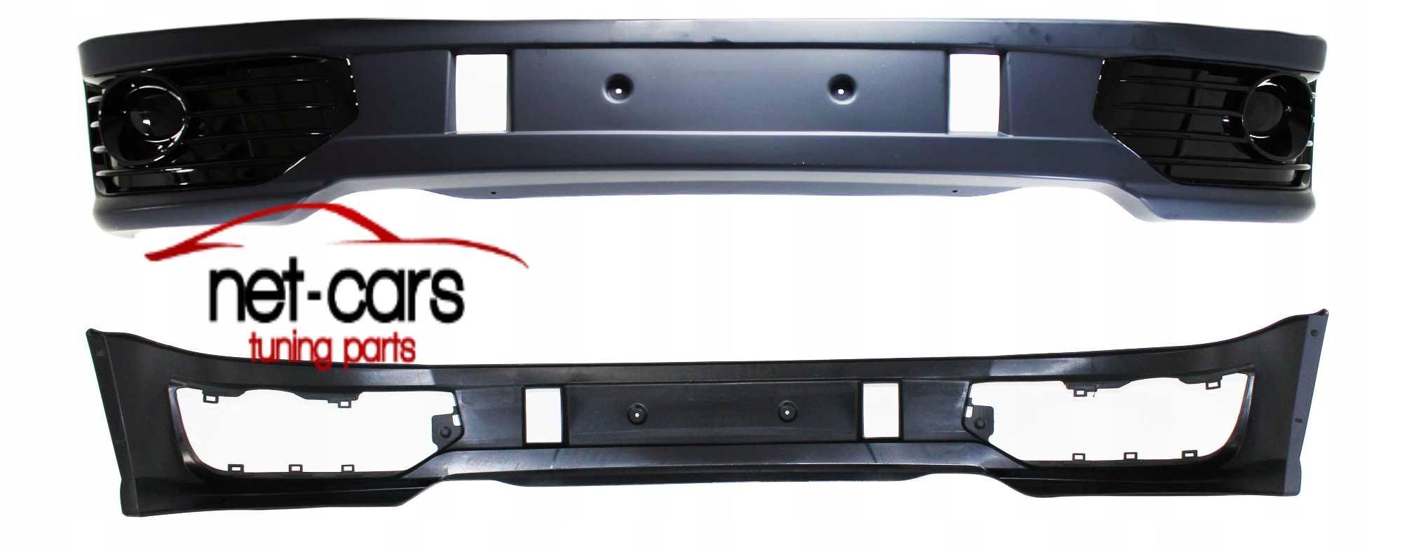 Spoiler dokładka zderzaka przód VW T5 GP 09-15 GTI R Line czarny