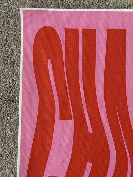 Retro plakat modernistyczny CHAOS loft modern design grafika wydruk