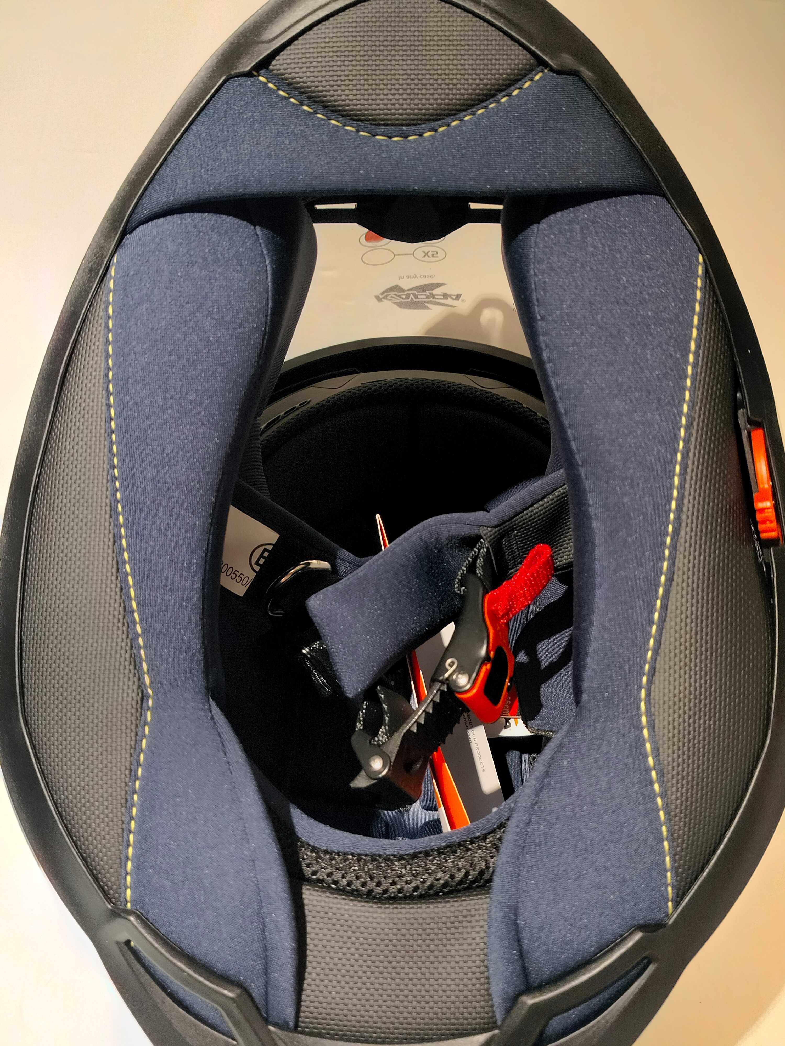 Capacete de senhora Kappa dupla-viseira mota scooter novo