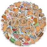 KAPIBARA naklejki 50 szt. WODOODPORNE Capybara śmieszne Kapibary HIT