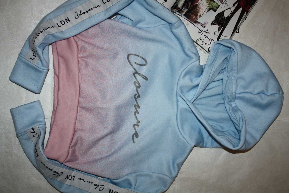 Модный фирменный комплект худи +футболка девочке 11/12лет состояние 4+