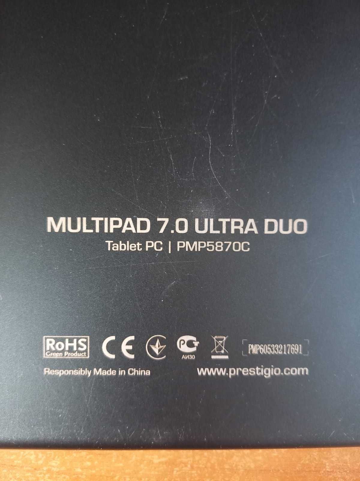 Планшет Prestigio Ultra Duo PMP5870C(слетела прошивка)